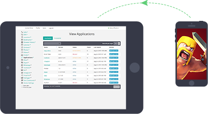 Applications Mobile Monitoring by MonitorPhones.com