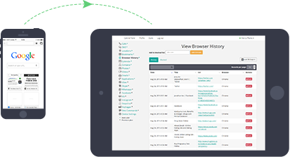 Browser Control Mobile Monitoring by MonitorPhones.com