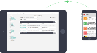 Email Mobile Monitoring by MonitorPhones.com