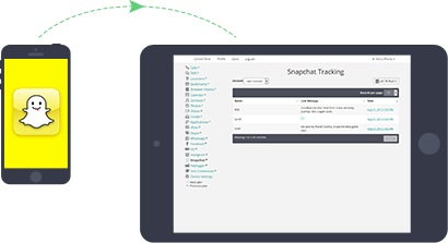 Snapchat Mobile Monitoring by MonitorPhones.com