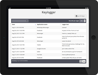 Cell Phone Monitoring: Keylogger