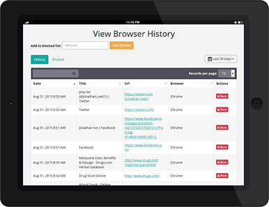 Cell Phone Monitoring: View Browser History