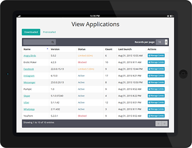 Cell Phone Monitoring: View Applications